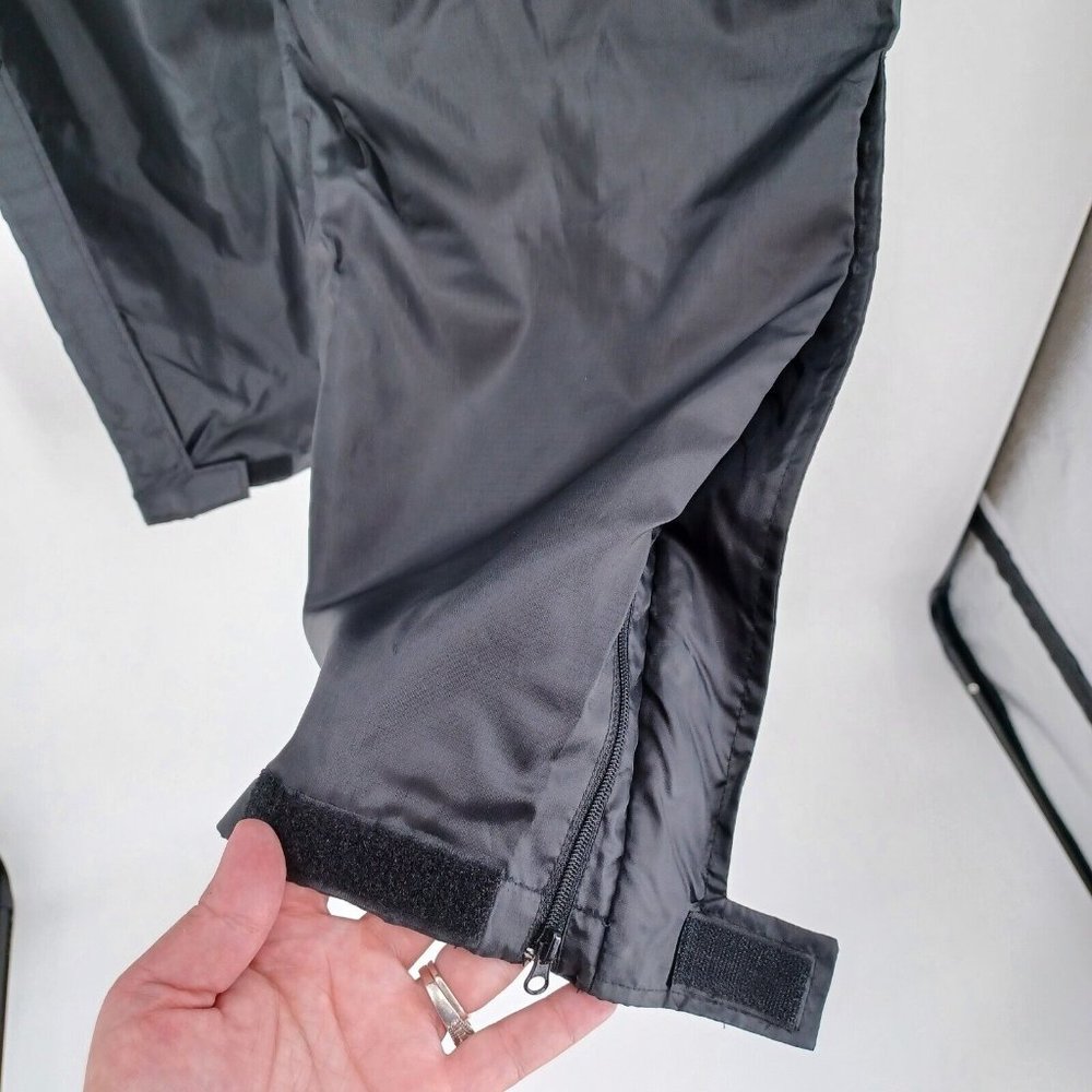 SKIN360 M 2 Piece Set Suit Jacket Pants Hidden Hood Full Zip Pockets Wind Proof - Picture 13 of 16